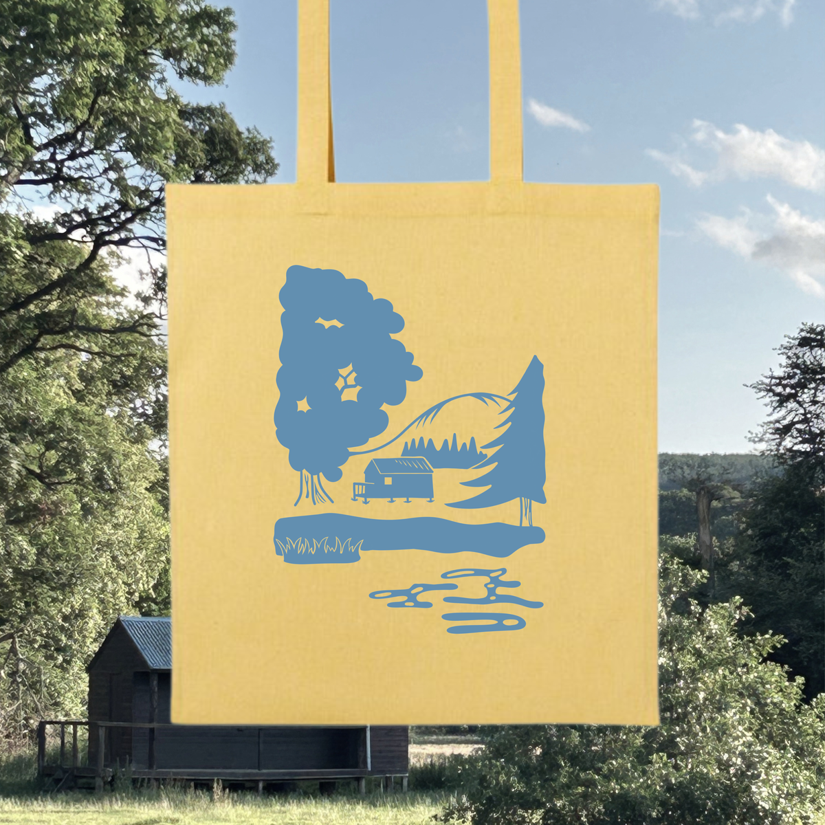 "The Cabin on the Tweed" Tote Bag