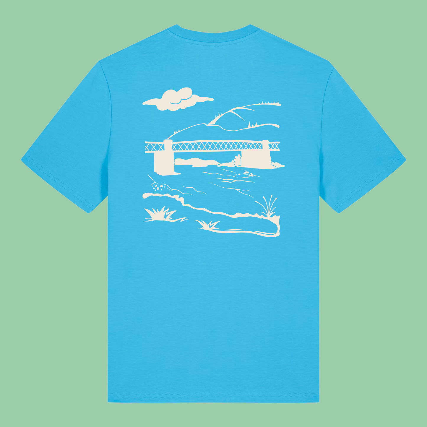 "The Tweed Bridge, Innerleithen" T-Shirt