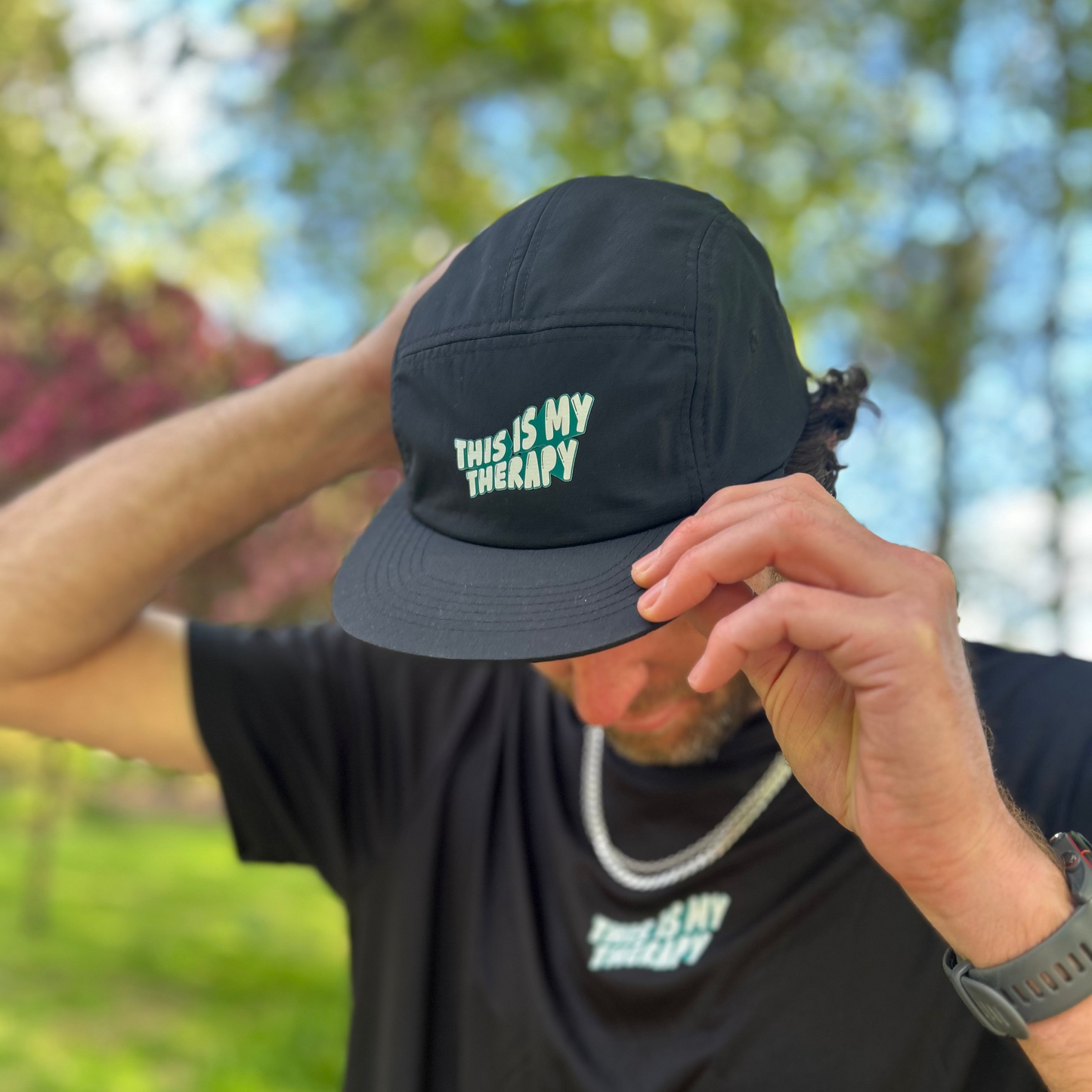 "This is my Therapy" 5-Panel Cap