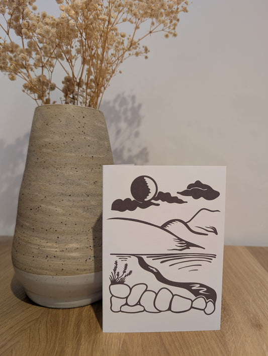 "Fields of Innerleithen" Greeting Card